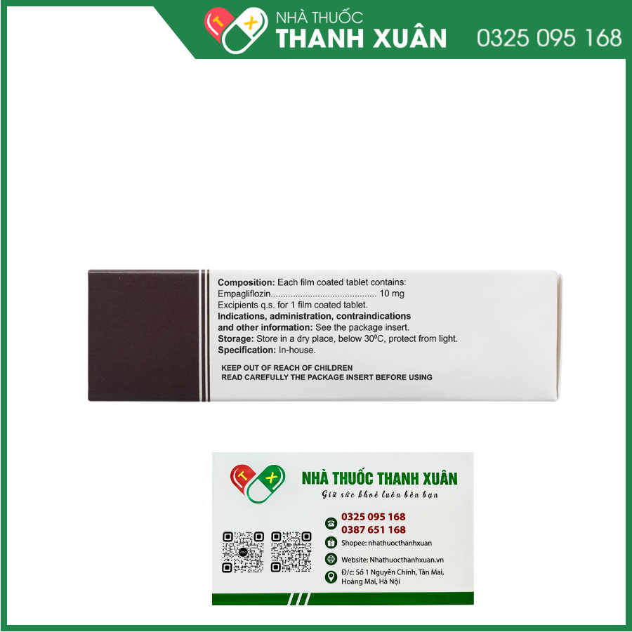 Empaton 10 điều trị đái tháo đường type 2